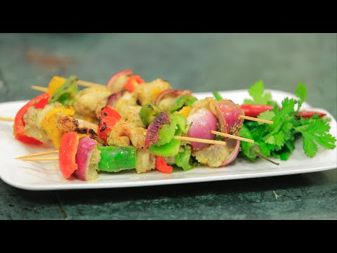 طريقة عمل كباب سمك بالثوم