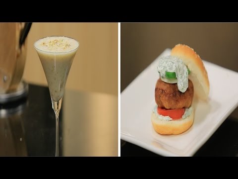 سندوتش كفتة بانيه بصوص البقدونس الحار