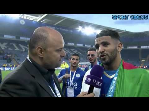 بالفيديو رياض محرز يحلل نتائج التتويج بلقب البريمييرليغ مع ليستر سيتي