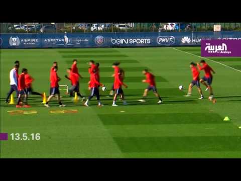 شاهد السويدي زلاتان يغادر باريس سان جيرمان