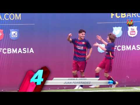 شاهد أهم أهداف أكاديمية برشلونة الماسية في يومين