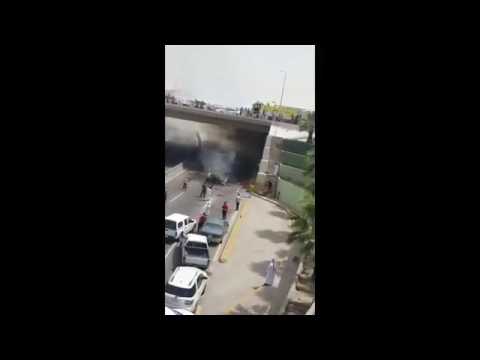 وفاة شخص في تفحم سيارة