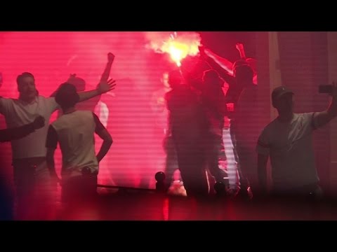 بالفيديو بطولة كأس أوروبا تجدد أعمال الشغب في ليل