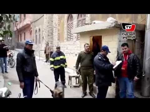 تأمين مشدد من الشرطة لكاتدرائية العذراء مريم