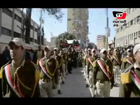 محافظ المنيا يتقدم جنازة شهيدي الشرطة
