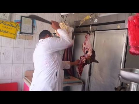 حرامي جرئ يسرق جزار داخل محله