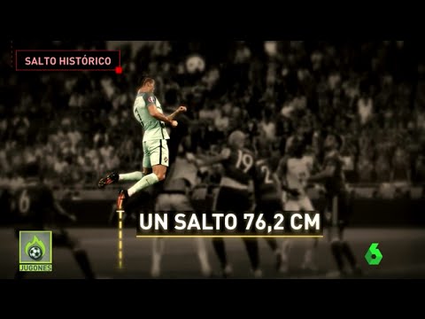 بالفيديو رونالدو رائد فضاء بعد قفزته الهائلة أمام ويلز