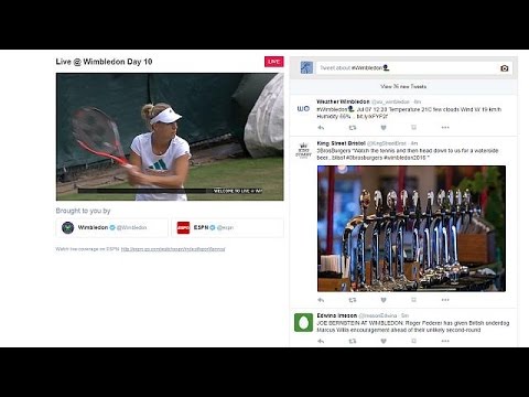 ويمبلدون الإنكليزية مباشرة على تويتر