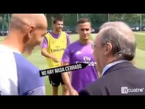 حوار جانبي بين زيدان وبيريز يكشف أهمية صفقة بوجبا