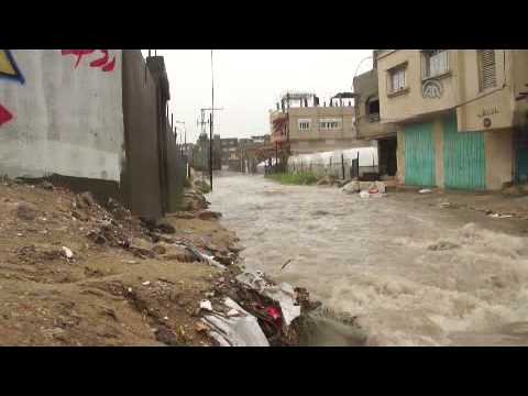 الفيضانات تغرق نازحي الحرب الإسرائيلية