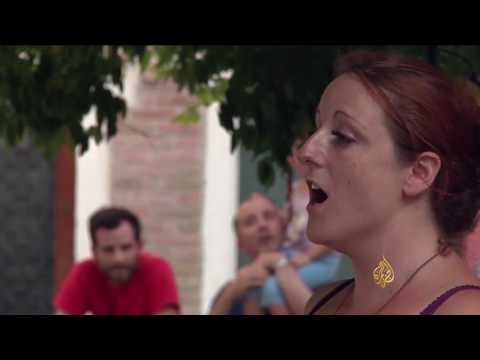 عروض تمثيلية لقصة تاجر البندقية في فينيسيا الإيطالية