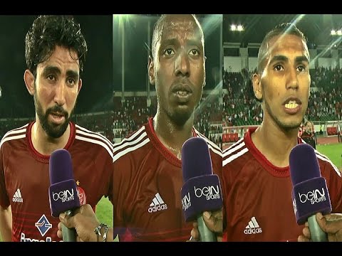 تصريحات لاعبي الوداد عقب الخسارة أمام الأهلي المصري