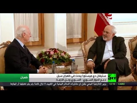 دي ميستورا يبحث الملف السوري في العاصمة الايرانية طهران