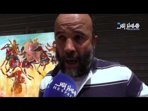 انجازات مع فنان تشكيلي