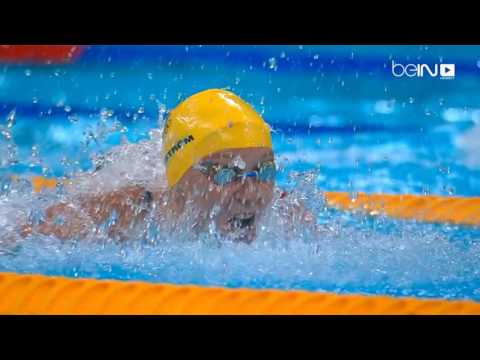 بالفيديو رقم قياسي جديد في مسابقة سيدات 100م فراشة