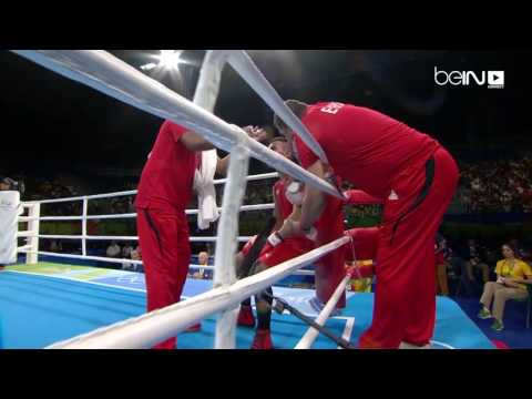 بالفيديو الملاكم محمود عبد العال يودع أوليمبياد ريو من الدور الأول