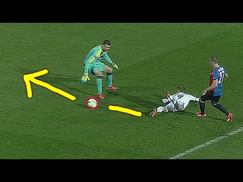 شاهد الأهداف الأكثر حظًا في التاريخ