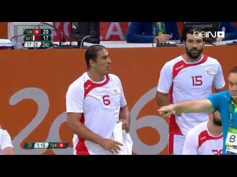 فيديو تونس تنتصر على قطر 2525 في كرة اليد رجال