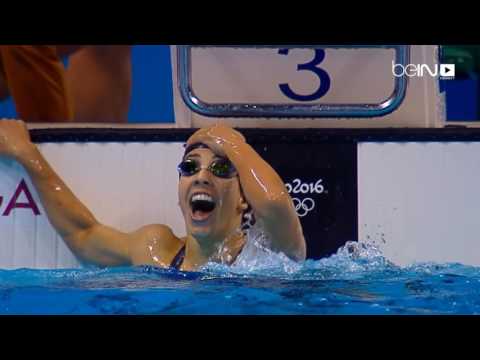 ديرادو تنتزع ذهبية 200 متر ظهرا بالسباحة بعد التفوق على كاتينكا هوسو