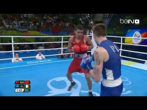 شاهد  محمد ربيع يتأهل إلى نصف نهائي 69 كغ