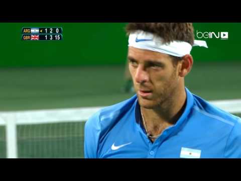 شاهد ملخص نهائي التنس بين موراي ودل بوترو