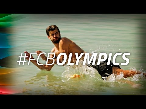 برشلونة يدعم أولمبياد ريو بلعب كرة الماء