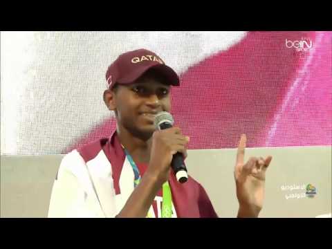 شاهد إحتفال خاص بالبطل القطري معتز برشم