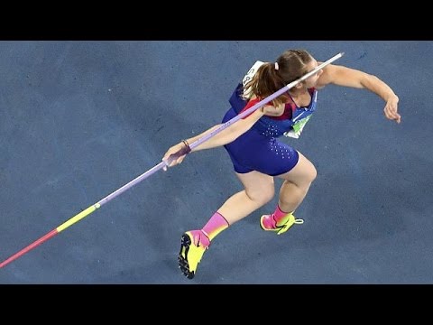 شاهد ذهبية رمي الرمح من نصيب الكرواتية سارة كولاك