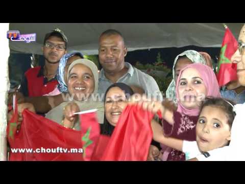 شاهد أجواء رائعة في مطار محمد الخامس استعدادًا لاستقبال البطل محمد ربيعي