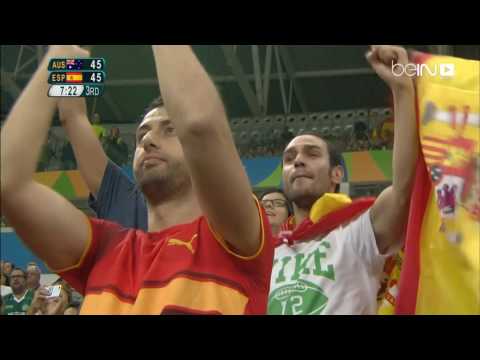 بالفيديو رجال سلة إسبانيا يودعون ريو ببرونزية غالية