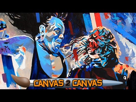 فنان wwe يرسم لوحة مميزة لـإخوة الدمار
