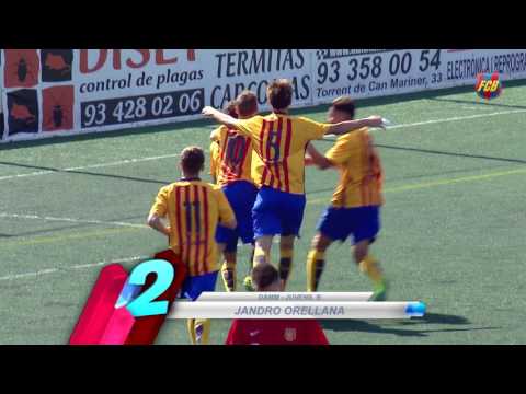 أبرز 5 أهداف بأكاديمية برشلونة الماسية فى يومين