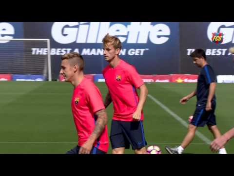 سباعية برشلونة تنعكس على التدريبات