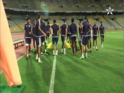 آخر استعدادات الوداد لمواجهة الزمالك على ملعب برج العرب