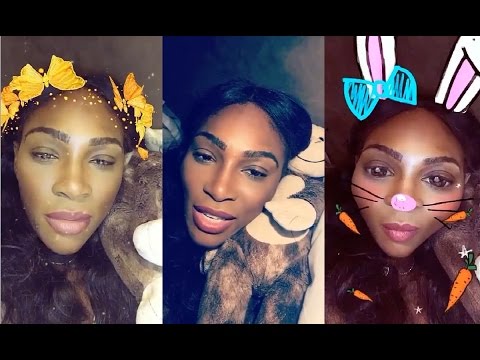 بالفيديو سيرينا ويليامز أحدث ضحايا سناب شات