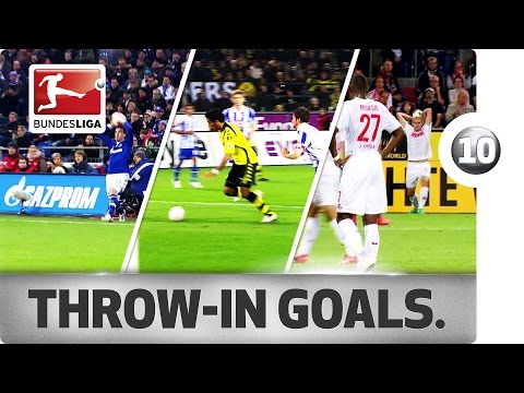 بالفيديو أفضل 10 أهداف في البوندزليغا من رميات تماس طولية