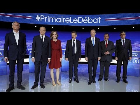أول مناظرة بين مرشحي الانتخابات التمهيدية في فرنسا