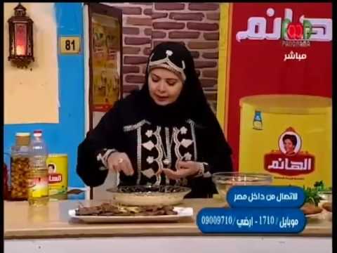 مقادير سلطة حمص بالطحينة والزبادي  سلطة بالدقة