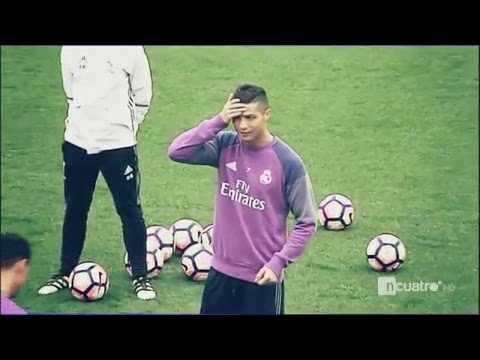 لقطات طريفة لـرونالدو ومارسيلو في تدريبات الريال