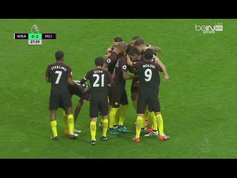 مانشستر سيتي يفوز على ويست بروميتش بأربعة أهداف قاتلة