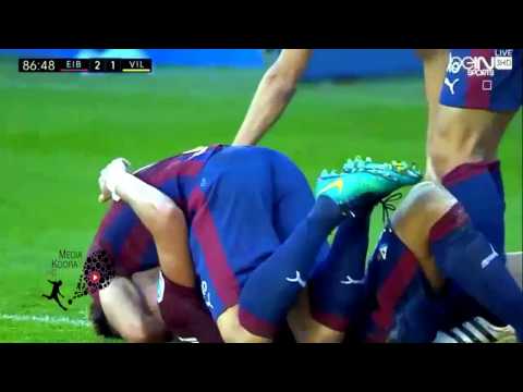 أهداف مباراة ايبار وفياريال 21