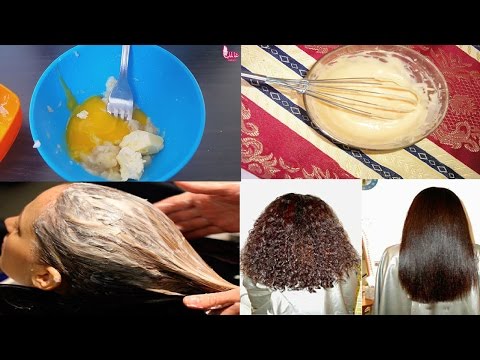 وصفة لمدة ساعتين لشعر ناعم وجميل