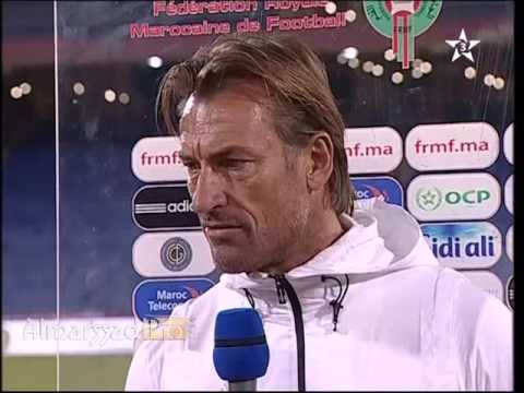 شاهد تصريح هيرفي رينارد بعد مباراة المغرب أمام توغو