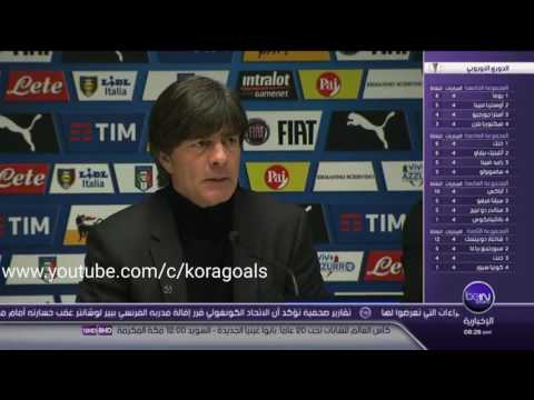 بالفيديو  تعليق مدربي إيطاليا وألمانيا بعد التعادل السلبي