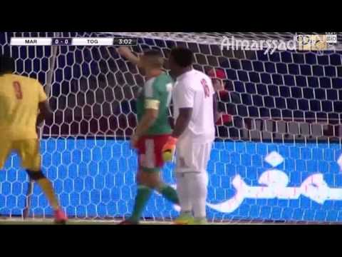 بالفيديو  الشوط الأول من مباراة المغرب وتوغو كاملاً