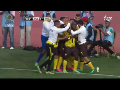 هدف غوزا الأول في مباراة أولمبيك آسفي01 المغرب الفاسي