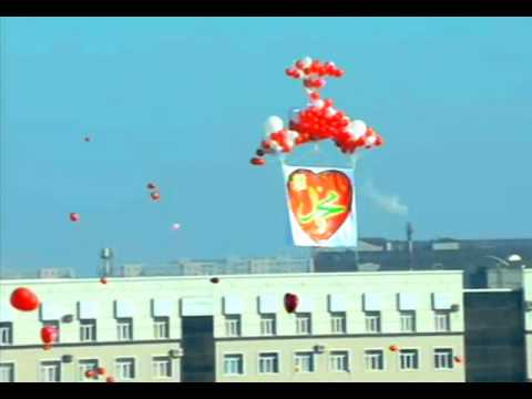 إطلاق بالون ضخم في الشيشان