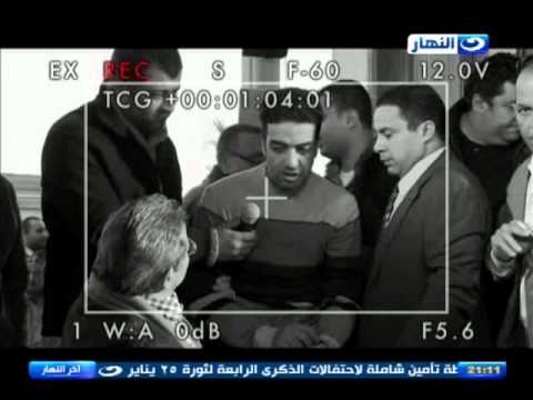 مواطن يقتحم لقاء محمود سعد في الإسكندرية