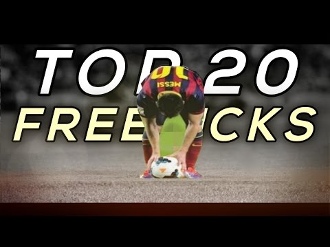 شاهد أفضل 20 هدفًا لـالبرغوث من الضربات الحرة