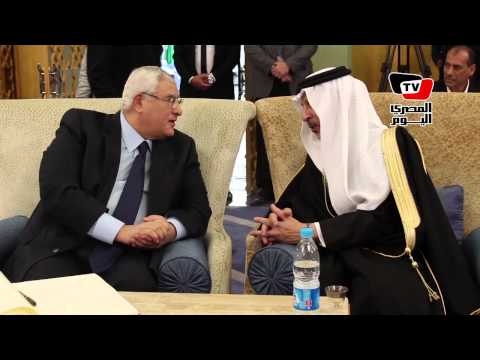 عدلي منصور يعزي في وفاة الملك عبدالله